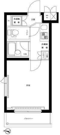 ルーブル武蔵小山弐番館の物件間取画像